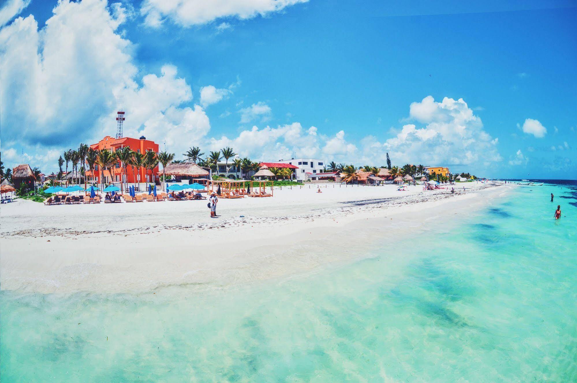 Cielo Beach Hotel Puerto Morelos Eksteriør billede